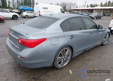 2015 Infiniti Q50 Sport from USA, damaged, VIN JN1BV7ARXFM399407